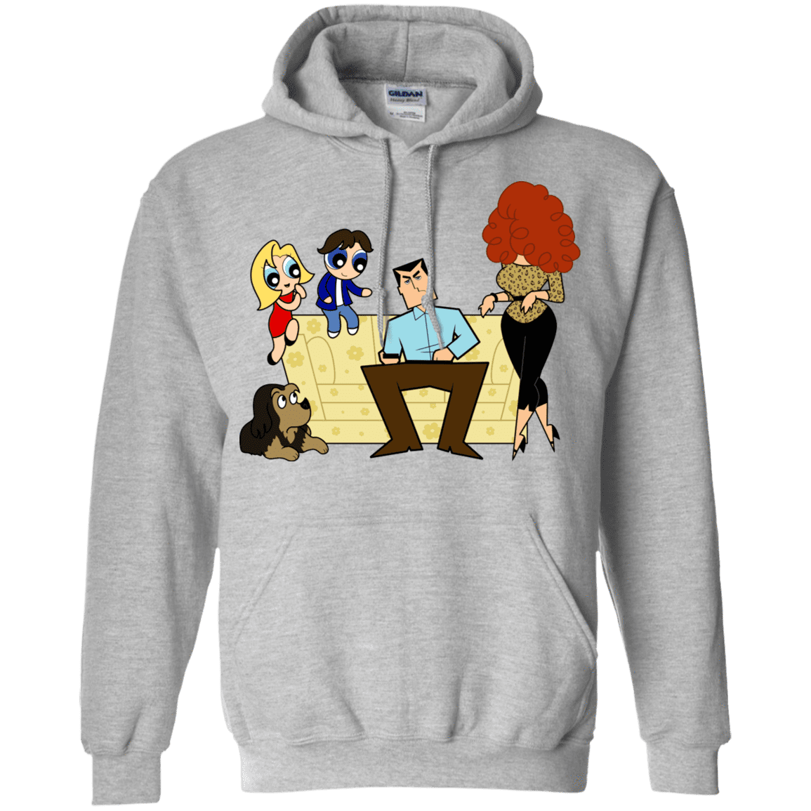 Sweatshirts Sport Grey / S Married with Puffs Pullover Hoodie