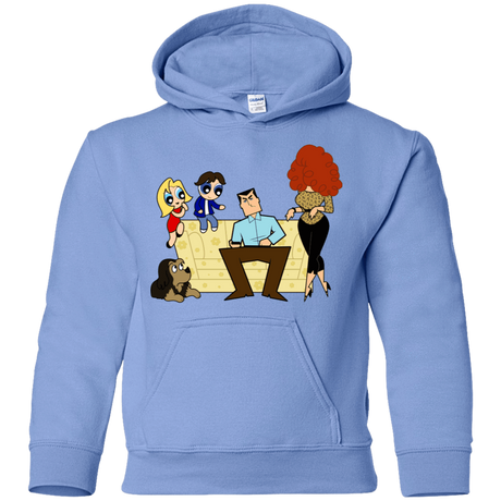 Sweatshirts Carolina Blue / YS Married with Puffs Youth Hoodie