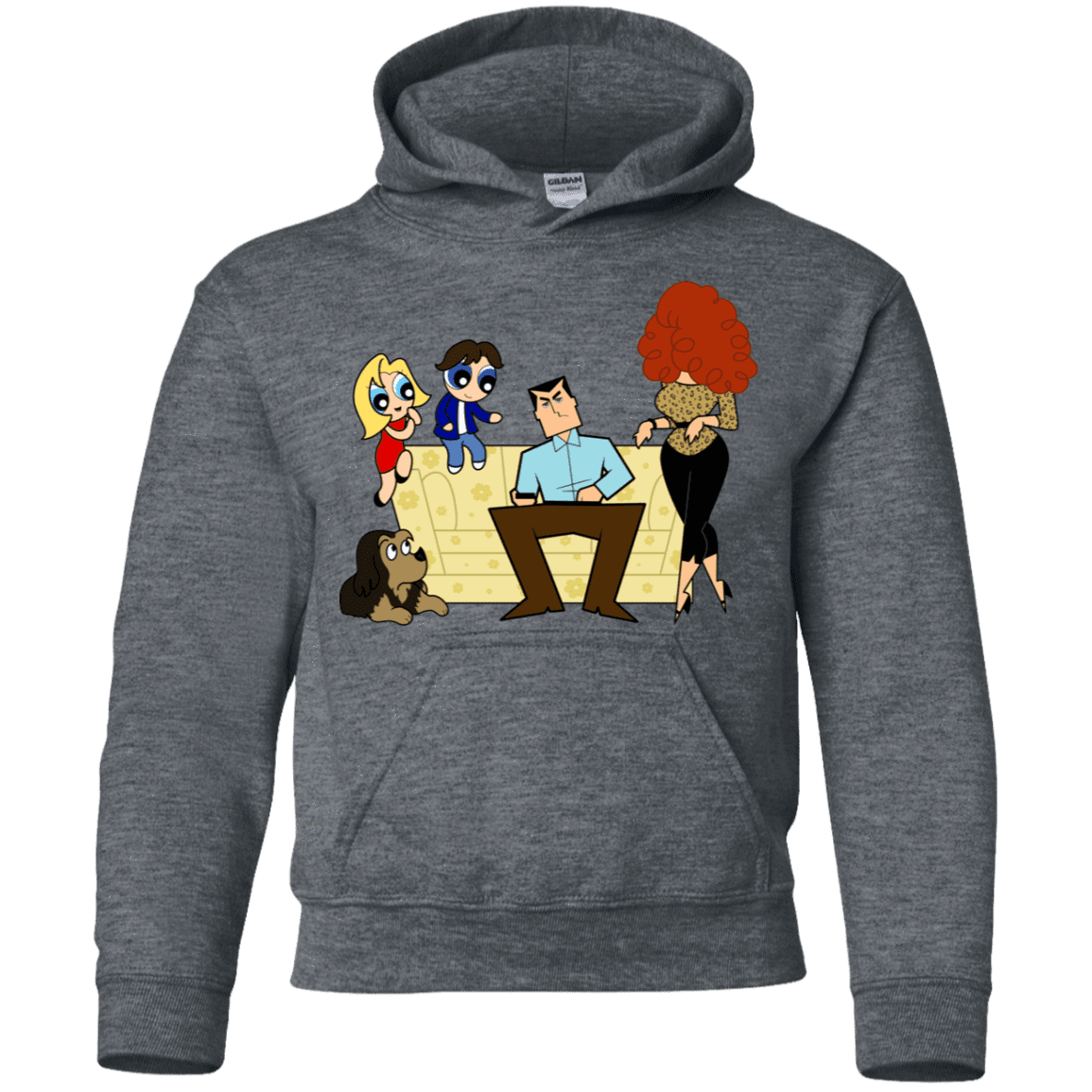 Sweatshirts Dark Heather / YS Married with Puffs Youth Hoodie