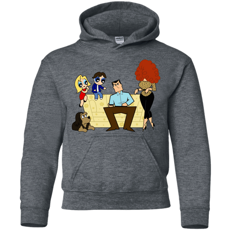 Sweatshirts Dark Heather / YS Married with Puffs Youth Hoodie