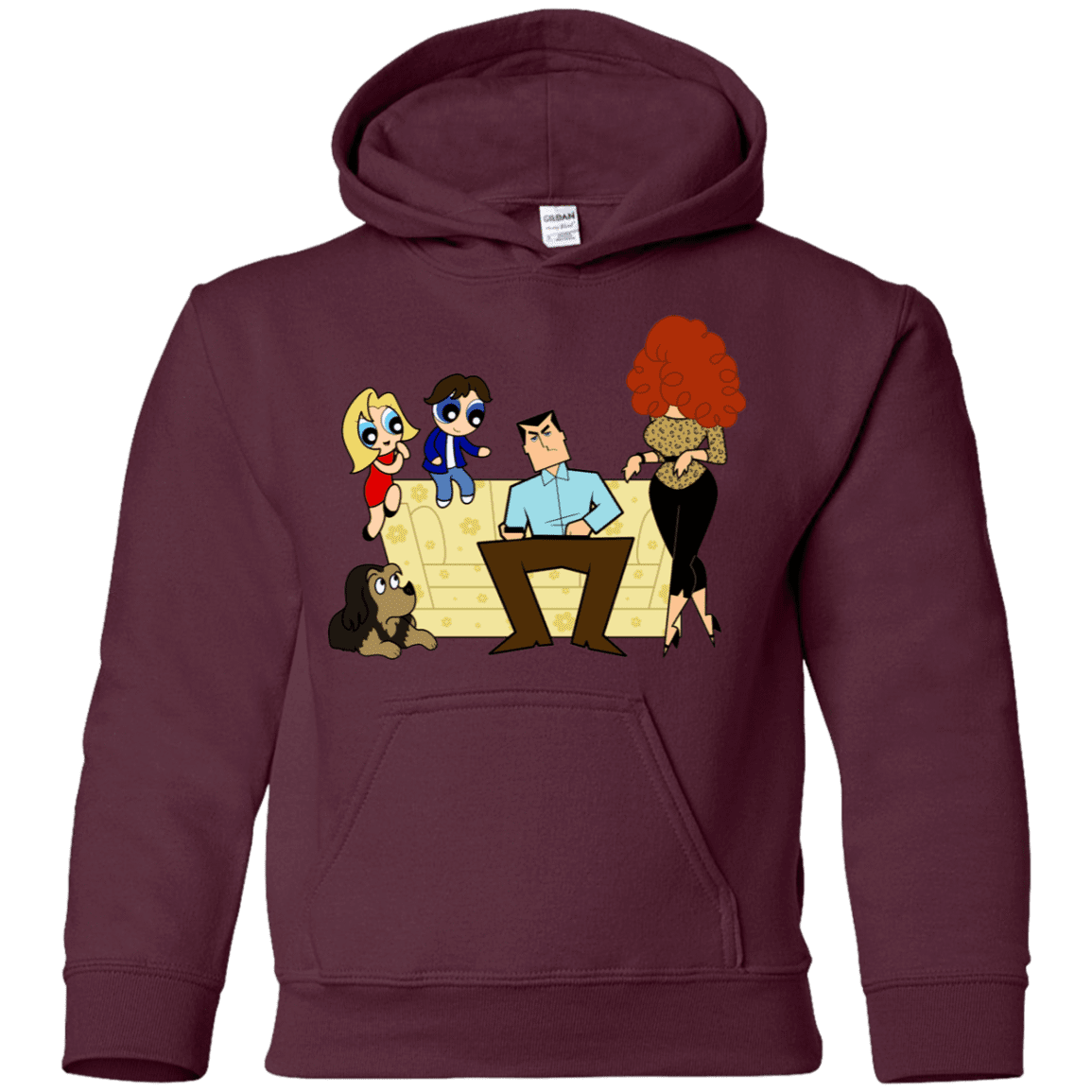 Sweatshirts Maroon / YS Married with Puffs Youth Hoodie