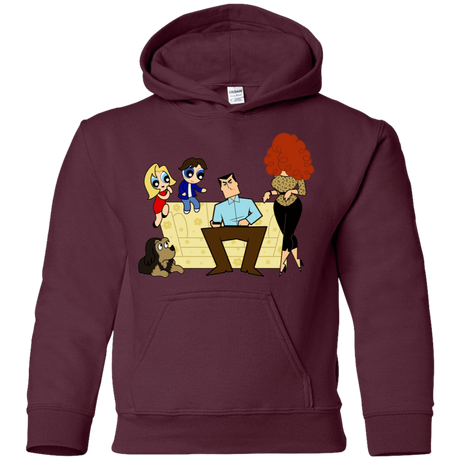 Sweatshirts Maroon / YS Married with Puffs Youth Hoodie