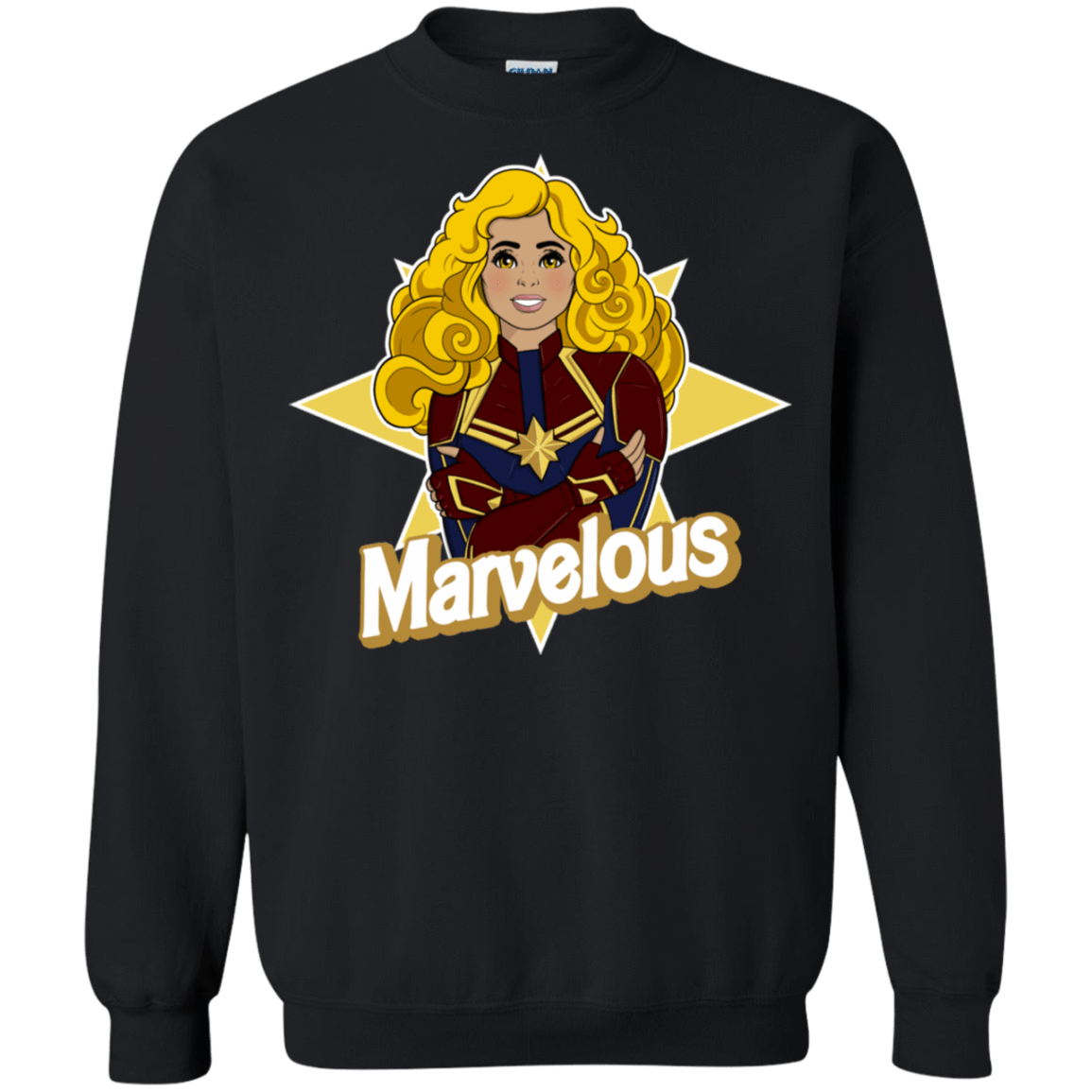 Sweatshirts Black / S Marvelous Crewneck Sweatshirt