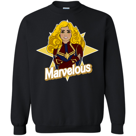 Sweatshirts Black / S Marvelous Crewneck Sweatshirt