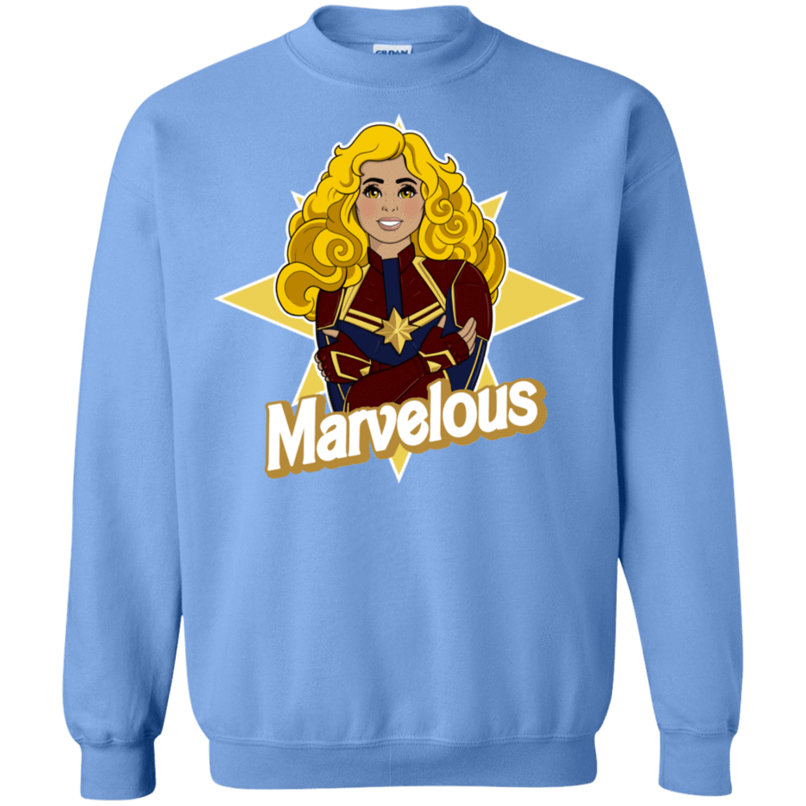 Sweatshirts Carolina Blue / S Marvelous Crewneck Sweatshirt