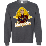 Sweatshirts Dark Heather / S Marvelous Crewneck Sweatshirt