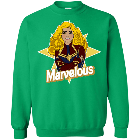 Sweatshirts Irish Green / S Marvelous Crewneck Sweatshirt