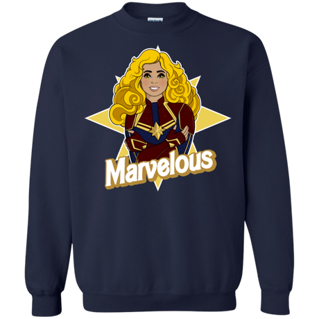 Sweatshirts Navy / S Marvelous Crewneck Sweatshirt