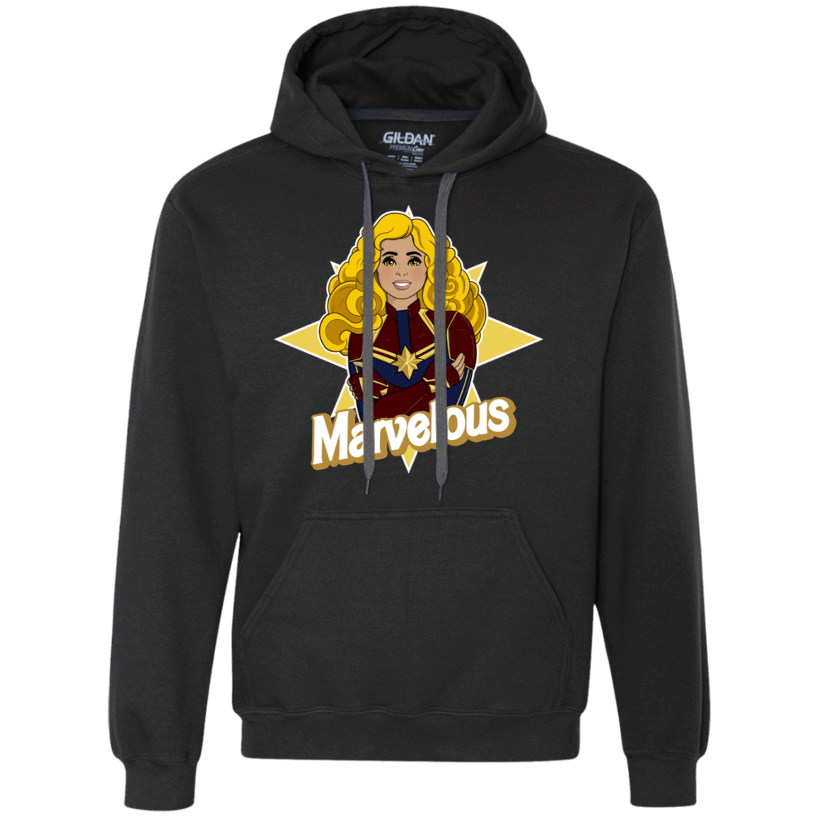 Sweatshirts Black / S Marvelous Premium Fleece Hoodie