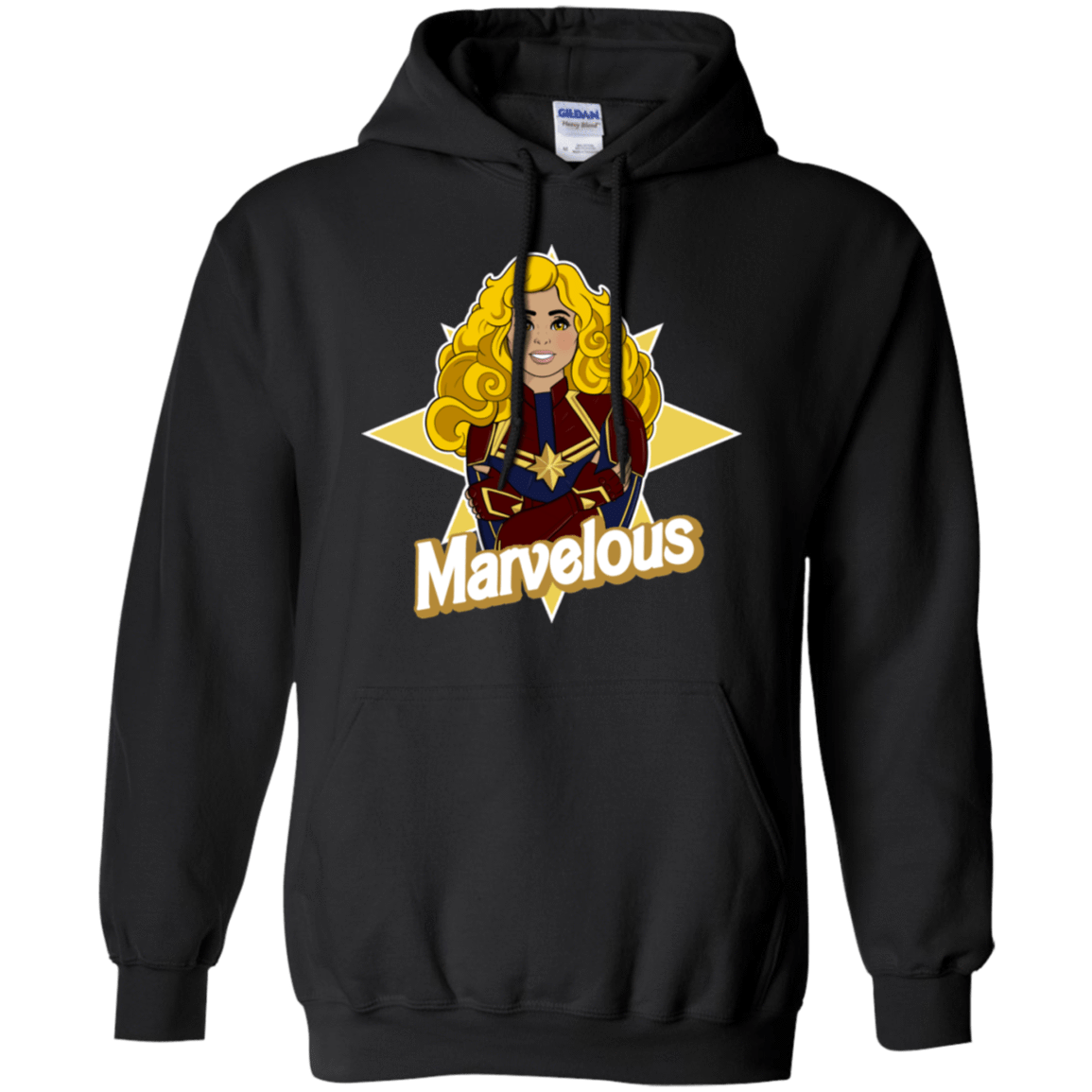 Sweatshirts Black / S Marvelous Pullover Hoodie