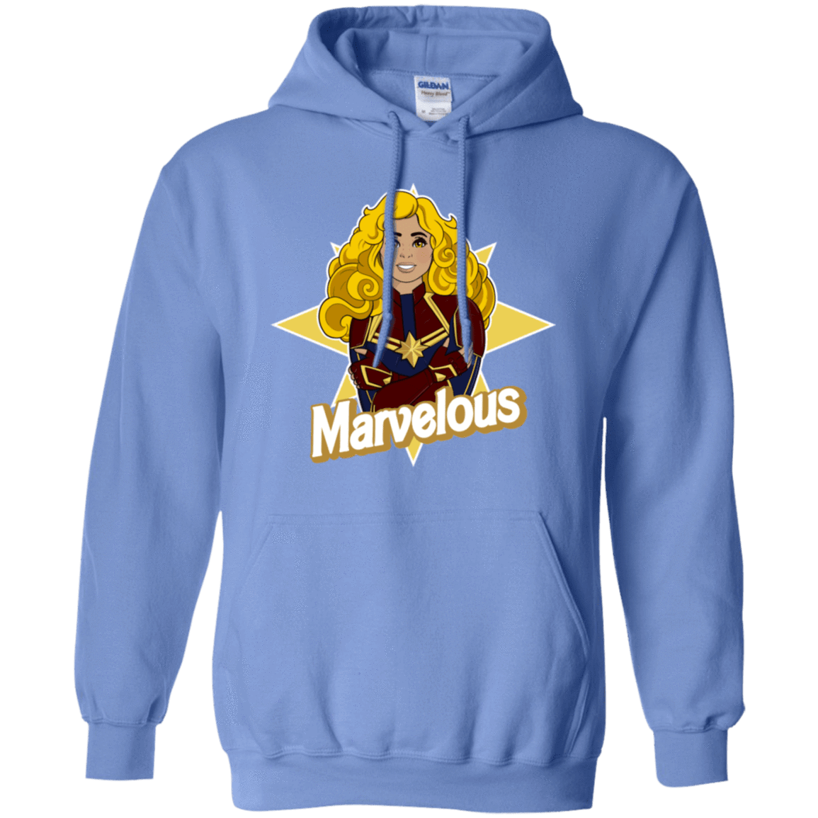 Sweatshirts Carolina Blue / S Marvelous Pullover Hoodie