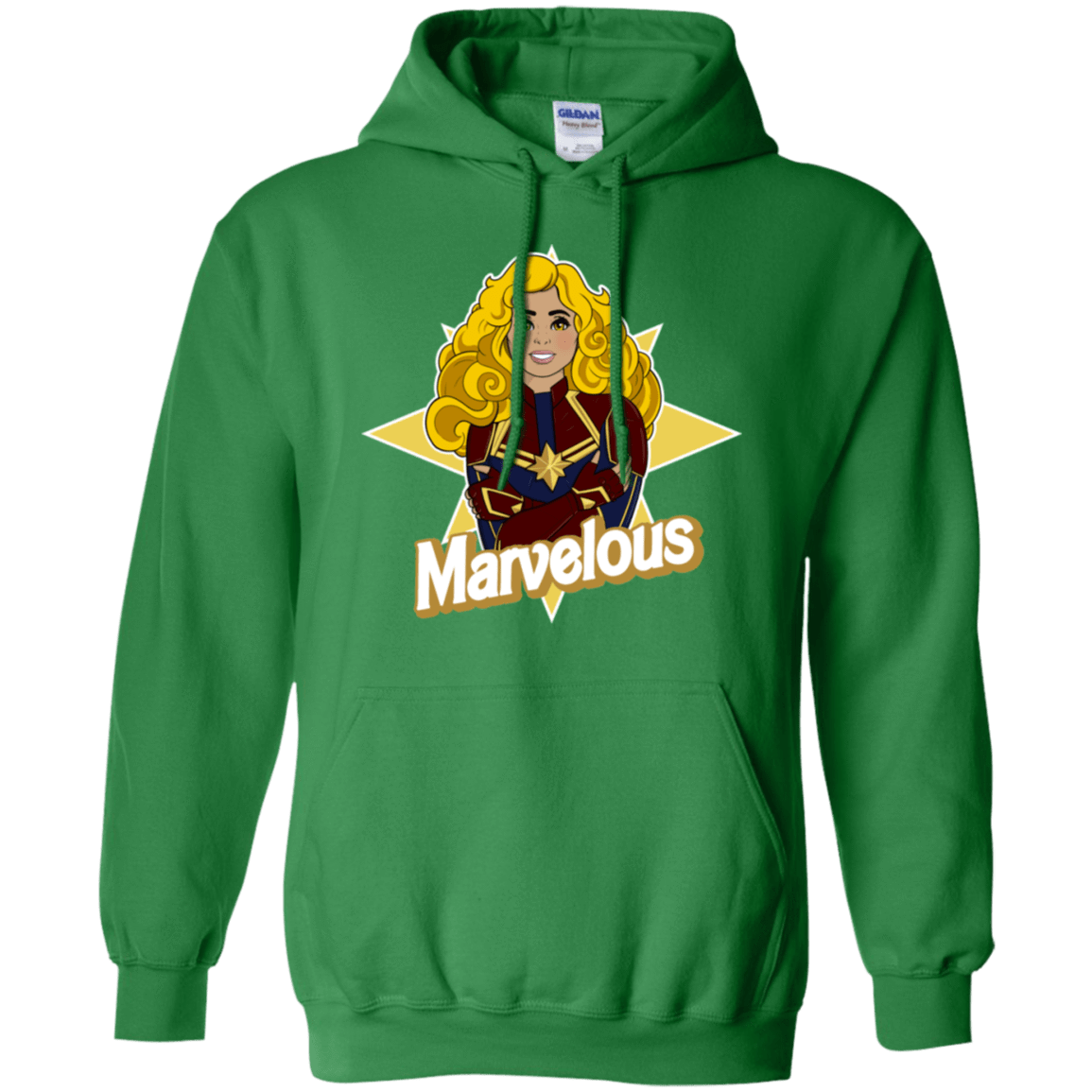 Sweatshirts Irish Green / S Marvelous Pullover Hoodie