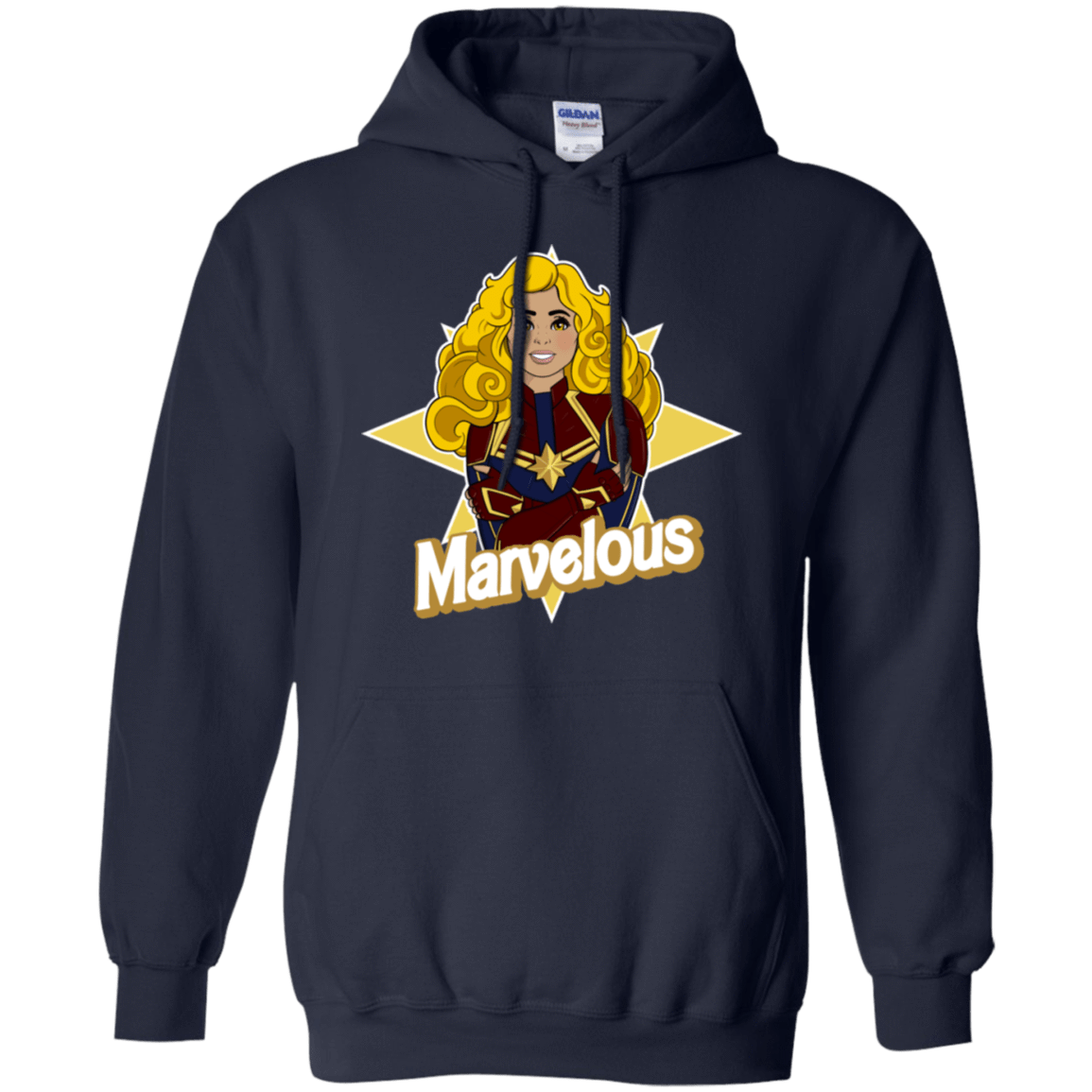 Sweatshirts Navy / S Marvelous Pullover Hoodie