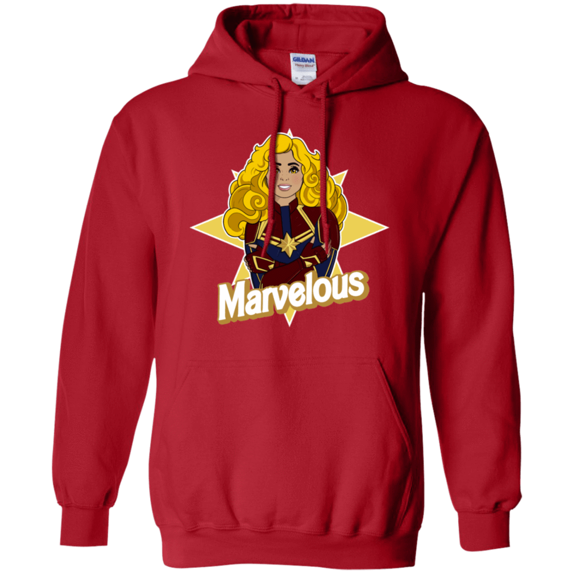 Sweatshirts Red / S Marvelous Pullover Hoodie