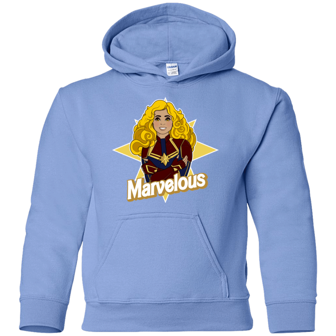 Sweatshirts Carolina Blue / YS Marvelous Youth Hoodie