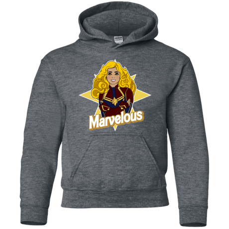 Sweatshirts Dark Heather / YS Marvelous Youth Hoodie