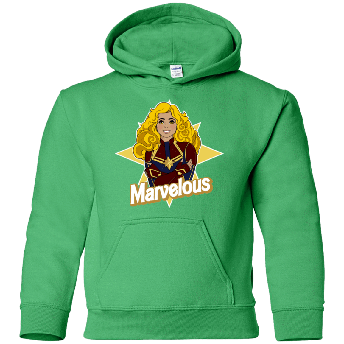 Sweatshirts Irish Green / YS Marvelous Youth Hoodie