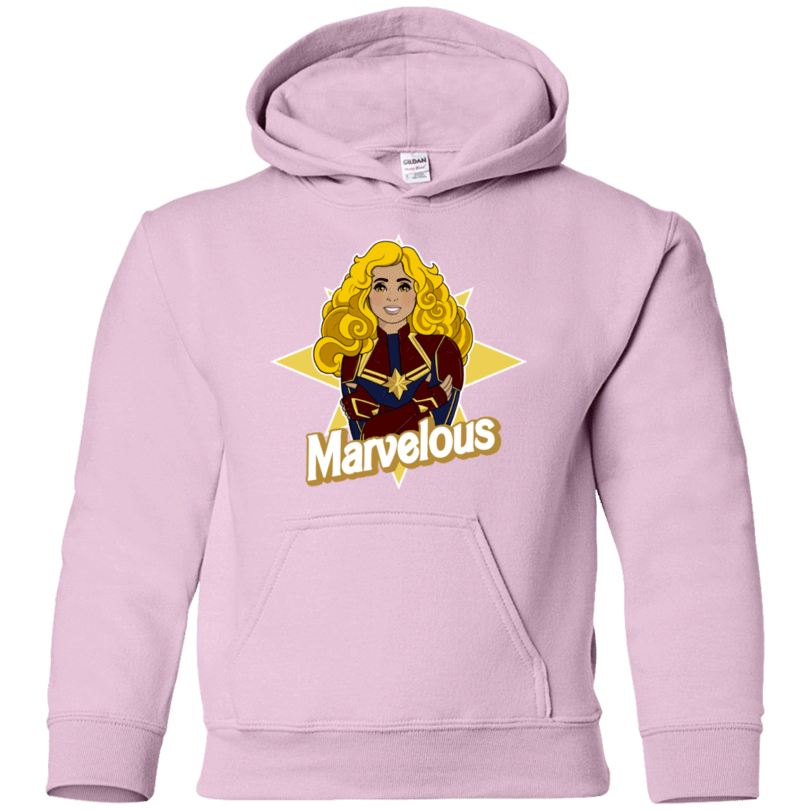 Sweatshirts Light Pink / YS Marvelous Youth Hoodie
