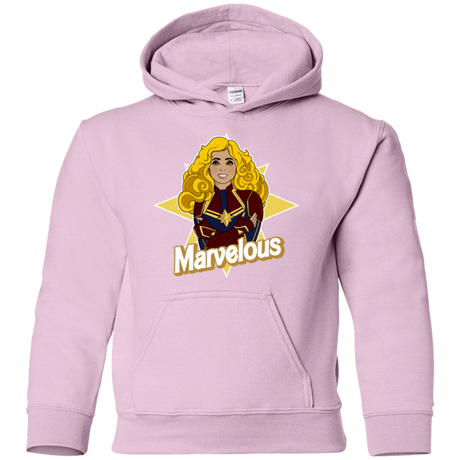 Sweatshirts Light Pink / YS Marvelous Youth Hoodie