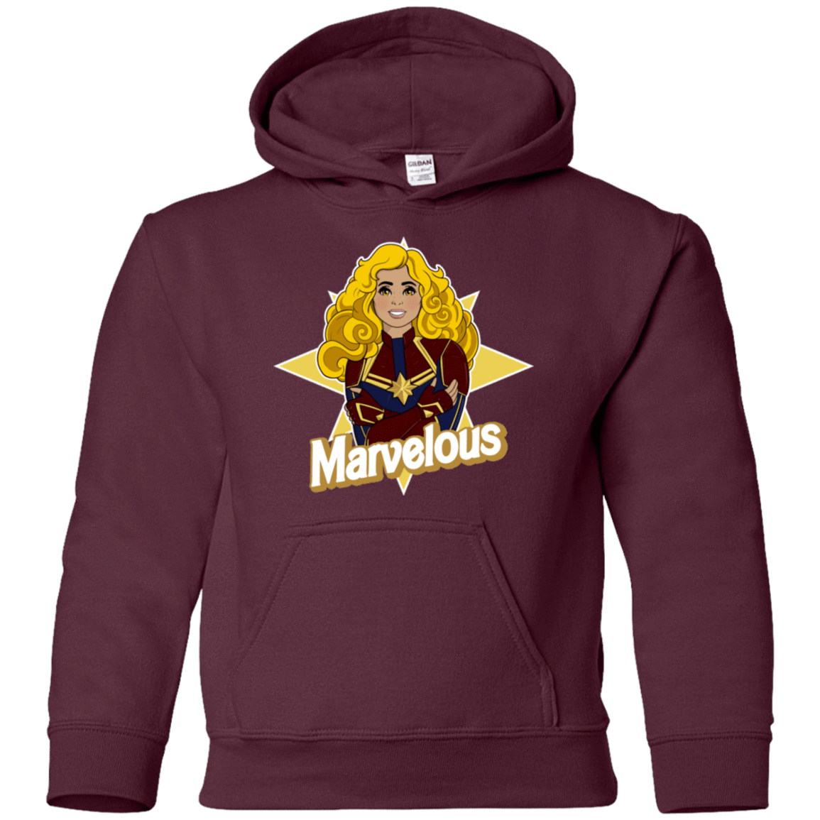 Sweatshirts Maroon / YS Marvelous Youth Hoodie