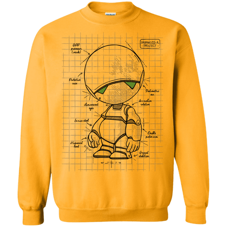 Sweatshirts Gold / S Marvin's Plan Crewneck Sweatshirt