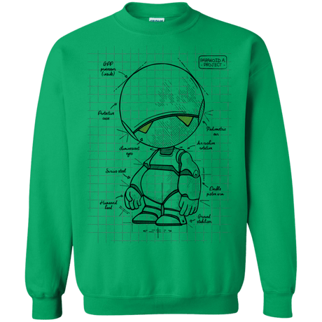 Sweatshirts Irish Green / S Marvin's Plan Crewneck Sweatshirt