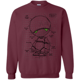 Sweatshirts Maroon / S Marvin's Plan Crewneck Sweatshirt