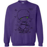 Sweatshirts Purple / S Marvin's Plan Crewneck Sweatshirt