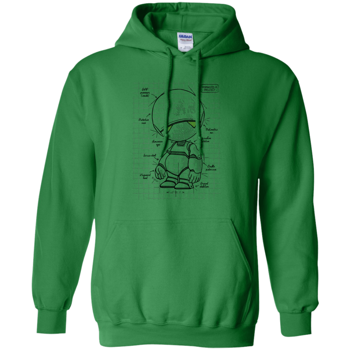 Sweatshirts Irish Green / S Marvin's Plan Pullover Hoodie