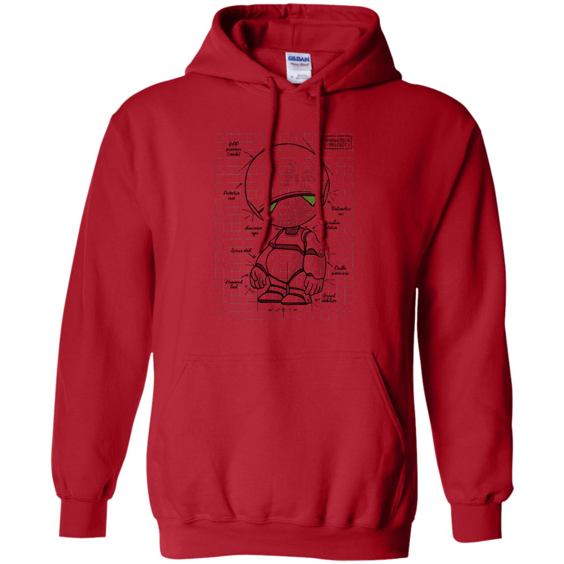 Sweatshirts Red / S Marvin's Plan Pullover Hoodie