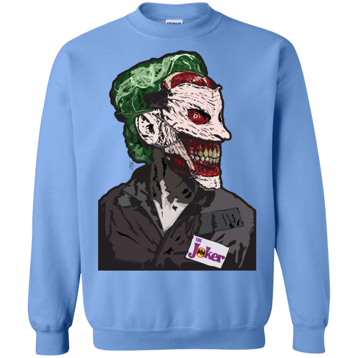 Sweatshirts Carolina Blue / S Masked Joker Crewneck Sweatshirt