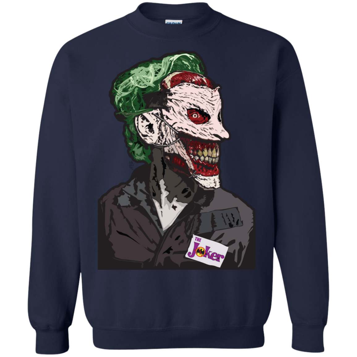 Sweatshirts Navy / S Masked Joker Crewneck Sweatshirt