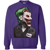 Sweatshirts Purple / S Masked Joker Crewneck Sweatshirt