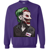 Sweatshirts Purple / S Masked Joker Crewneck Sweatshirt