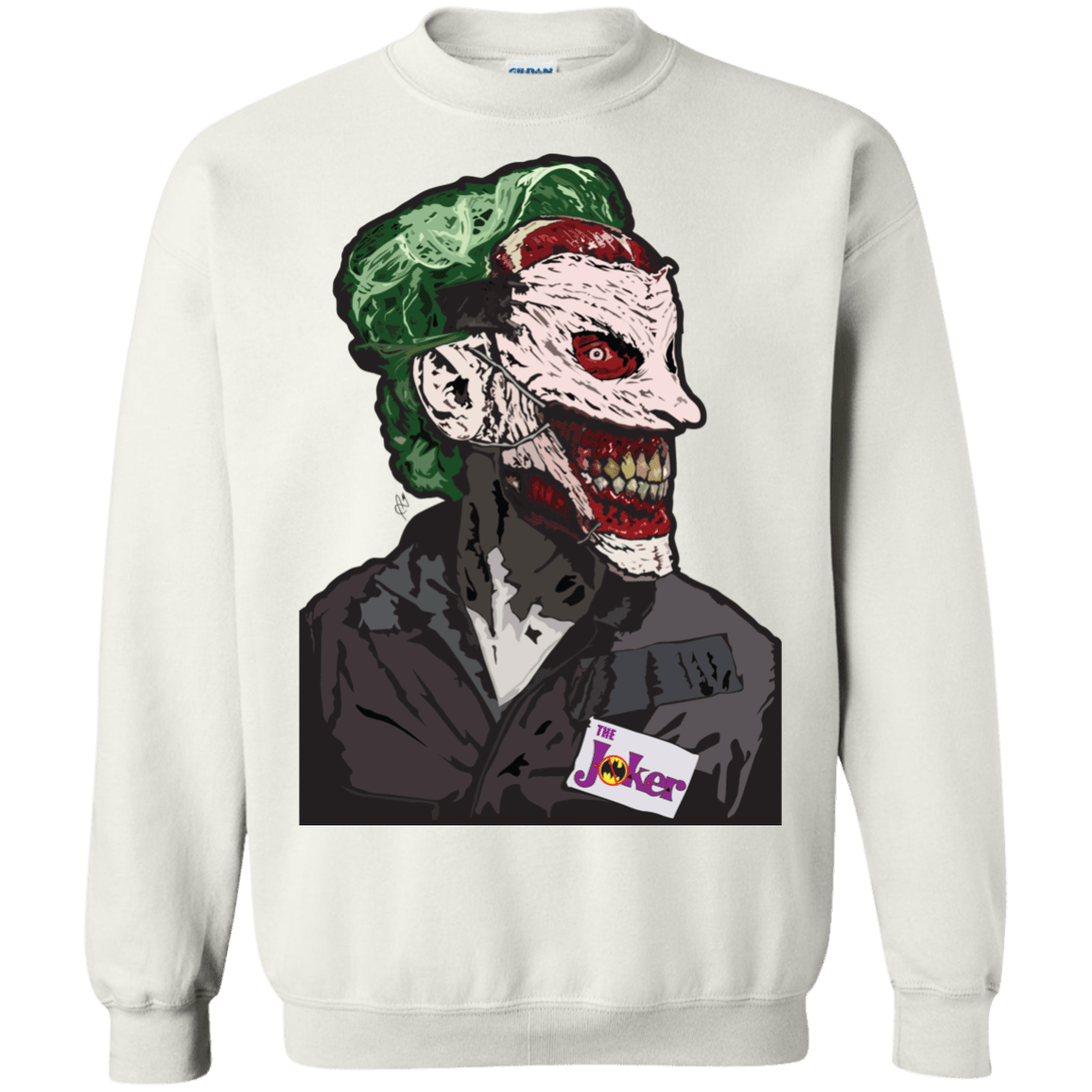 Sweatshirts White / S Masked Joker Crewneck Sweatshirt