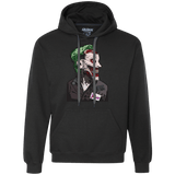 Sweatshirts Black / S Masked Joker Premium Fleece Hoodie