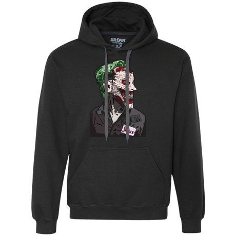 Sweatshirts Black / S Masked Joker Premium Fleece Hoodie