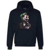 Sweatshirts Navy / S Masked Joker Premium Fleece Hoodie