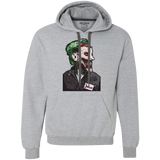 Sweatshirts Sport Grey / S Masked Joker Premium Fleece Hoodie