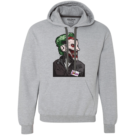 Sweatshirts Sport Grey / S Masked Joker Premium Fleece Hoodie