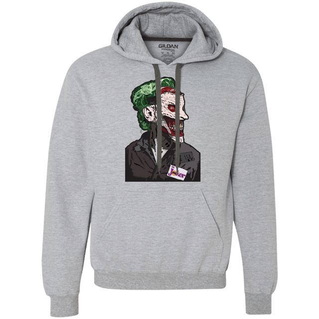 Sweatshirts Sport Grey / S Masked Joker Premium Fleece Hoodie