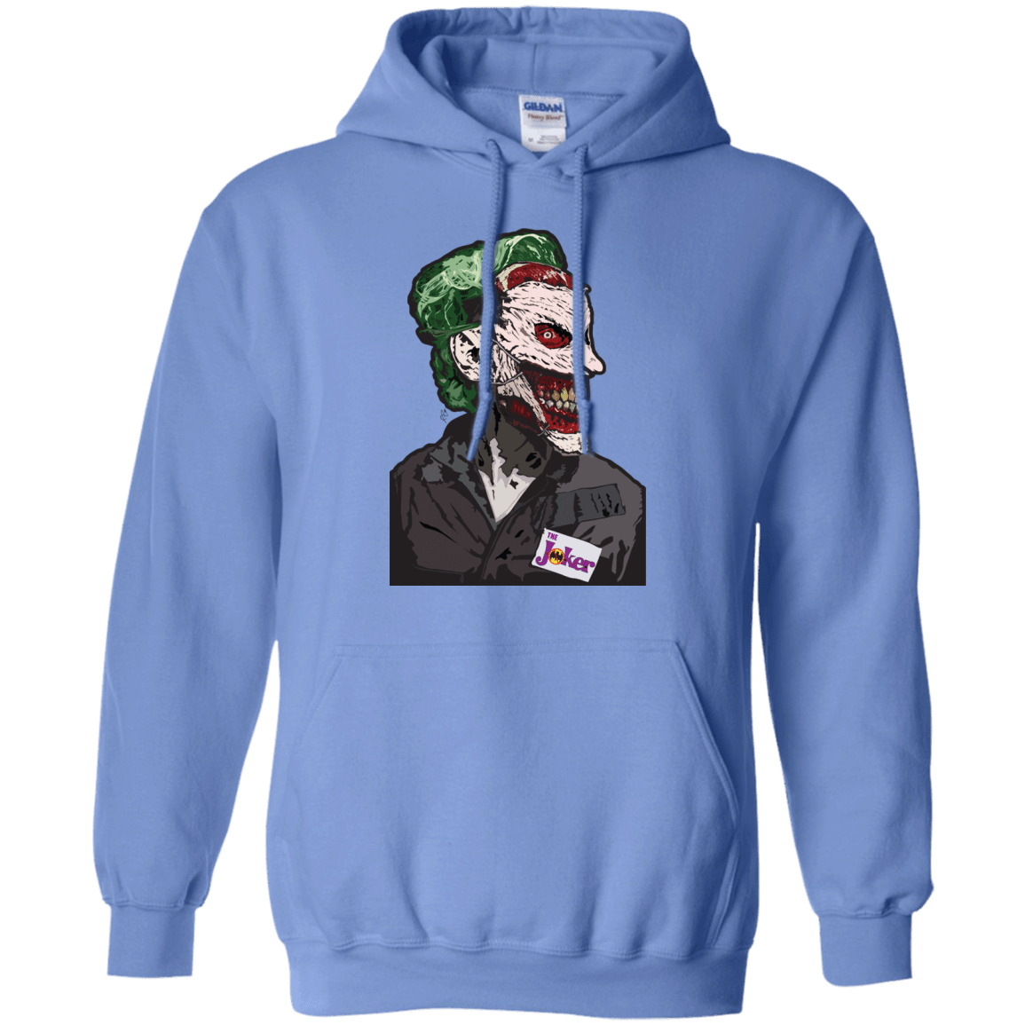 Sweatshirts Carolina Blue / S Masked Joker Pullover Hoodie