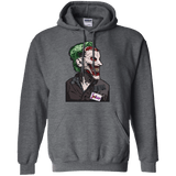 Sweatshirts Dark Heather / S Masked Joker Pullover Hoodie