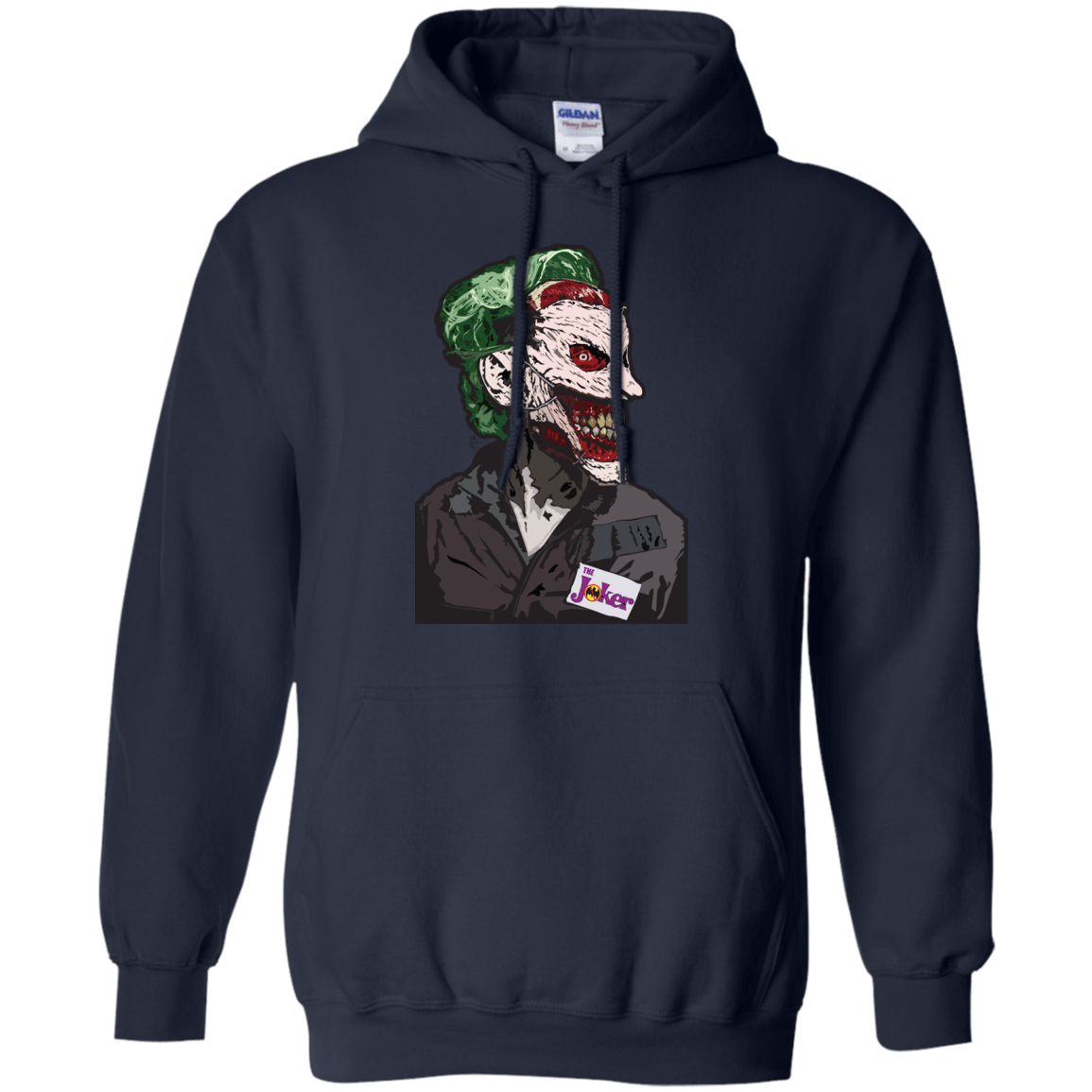 Sweatshirts Navy / S Masked Joker Pullover Hoodie