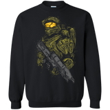 Sweatshirts Black / Small MASTER CHIEF Crewneck Sweatshirt
