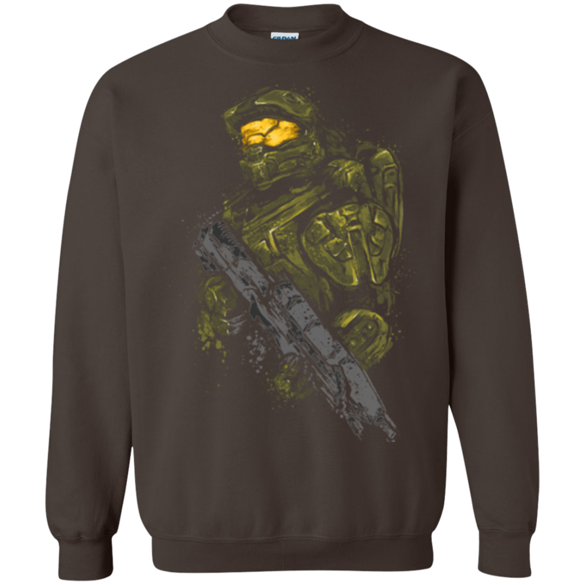Sweatshirts Dark Chocolate / Small MASTER CHIEF Crewneck Sweatshirt