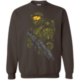 Sweatshirts Dark Chocolate / Small MASTER CHIEF Crewneck Sweatshirt