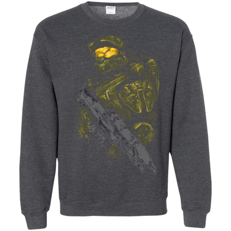 Sweatshirts Dark Heather / Small MASTER CHIEF Crewneck Sweatshirt