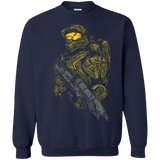 Sweatshirts Navy / Small MASTER CHIEF Crewneck Sweatshirt