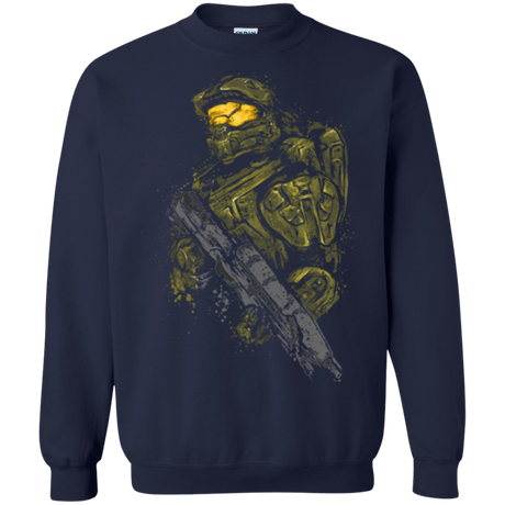 Sweatshirts Navy / Small MASTER CHIEF Crewneck Sweatshirt